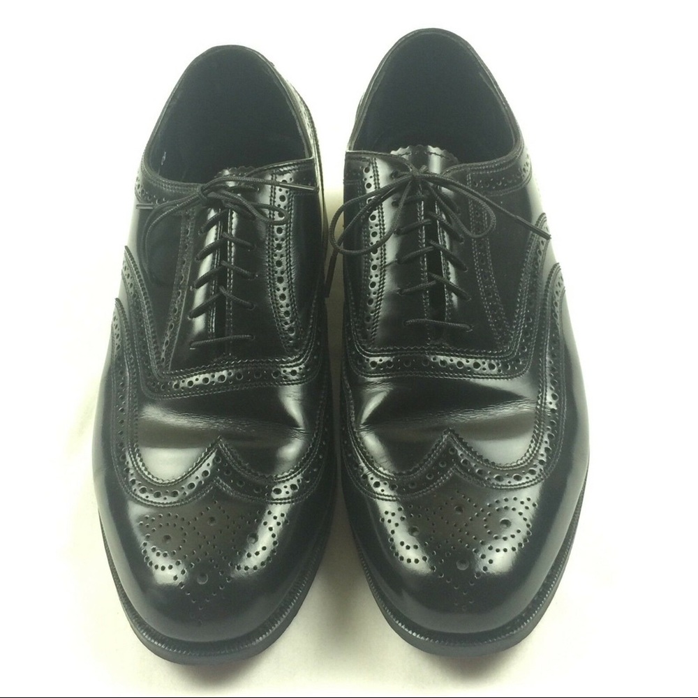 Florsheim leather brogue oxford wingtip 9.5 EEE 3E